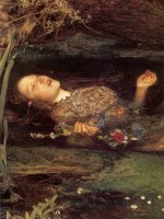 Ophelia [detail] by John Everett Millais